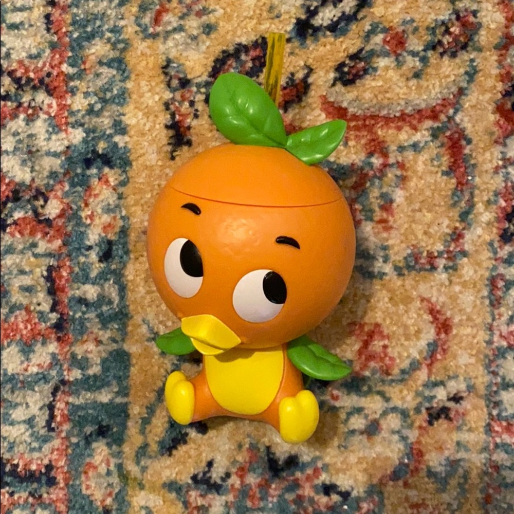 Orange bird Sipper